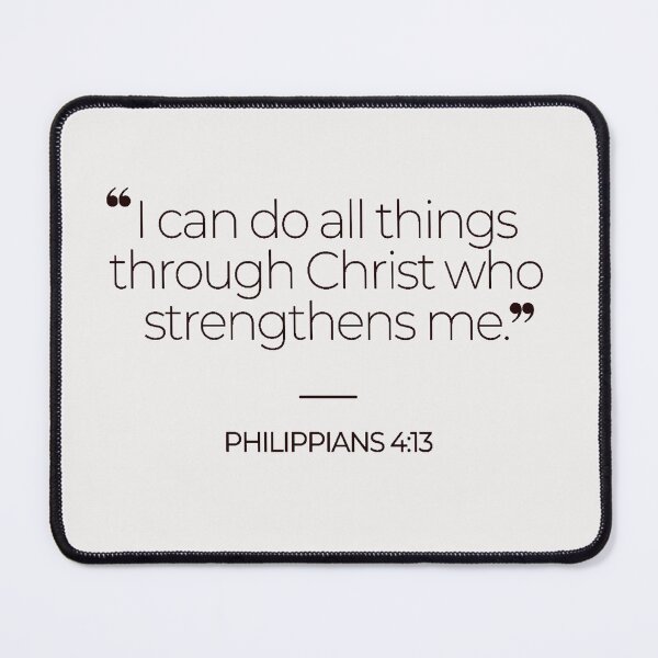 Item preview, Bible Verse Philippians 4:13 designed and sold by TonsPOD.