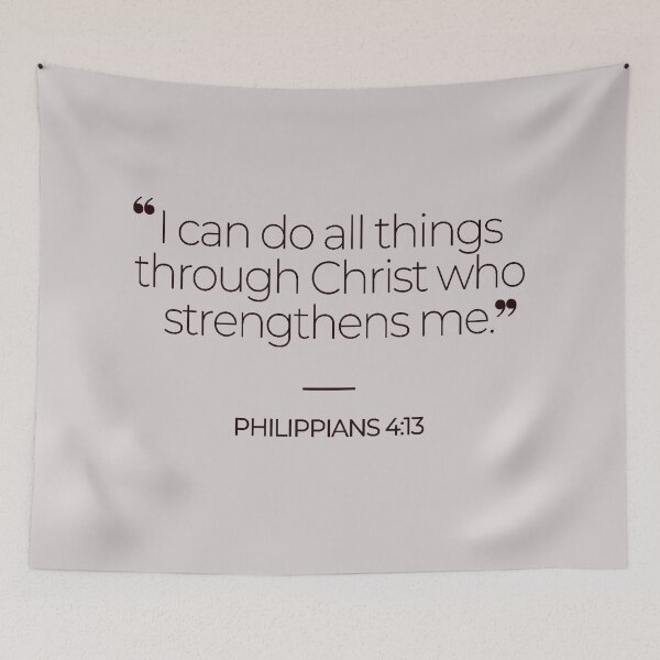 Item preview, Bible Verse Philippians 4:13 designed and sold by TonsPOD.