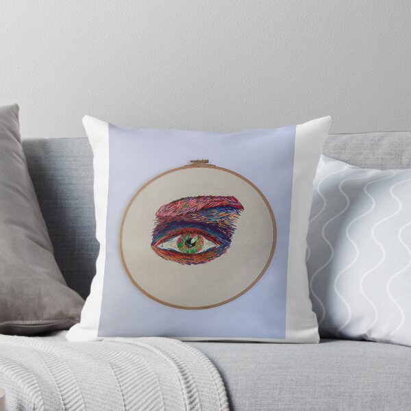 Item preview, Handmade Embroidery İllustration eye designed and sold by Ronembroidery.