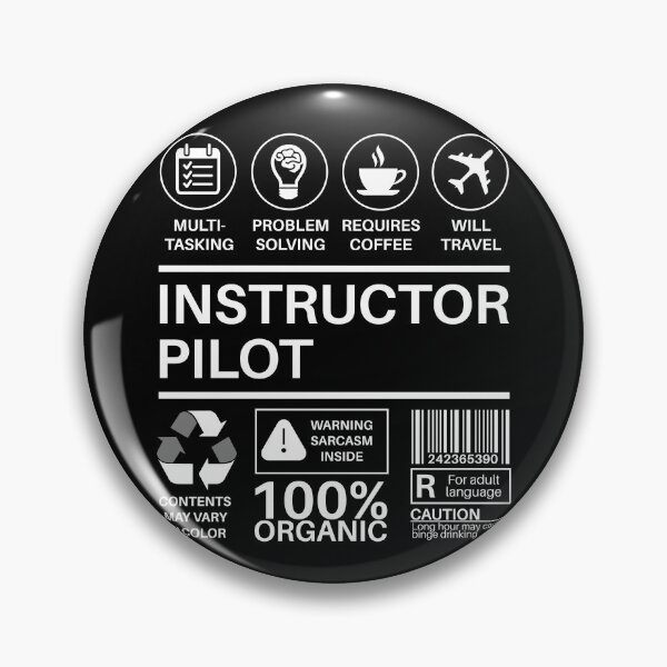 Item preview, Instructor Pilot Multitasking Certified Job Gift Item designed and sold by SpicyAviator.