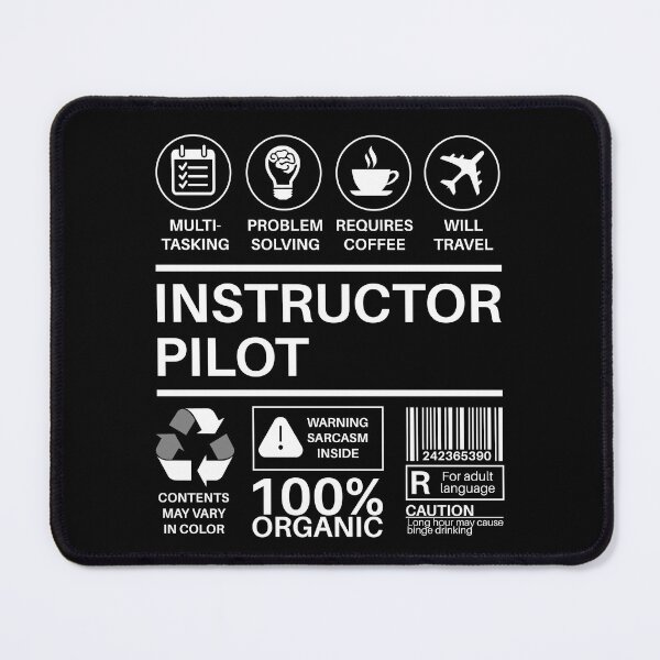 Item preview, Instructor Pilot Multitasking Certified Job Gift Item designed and sold by SpicyAviator.