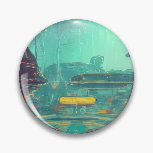 Item preview, Vintage neon city | Retro futurism designed and sold by MrDoze.