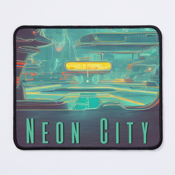 Item preview, Vintage neon city | Retro futurism designed and sold by MrDoze.