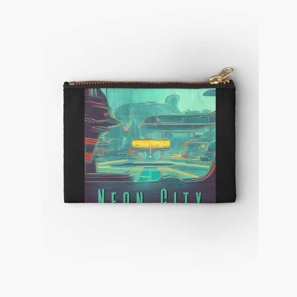 Item preview, Vintage neon city | Retro futurism designed and sold by MrDoze.