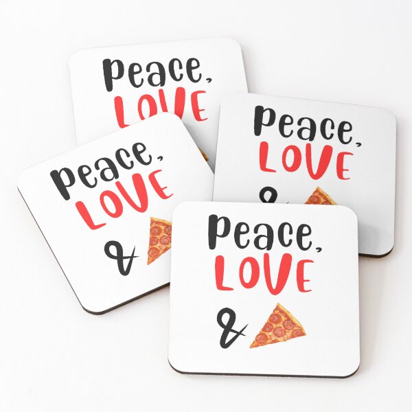 Item preview,  Peace Love and Pizza, Willow Days designed and sold by avit1.