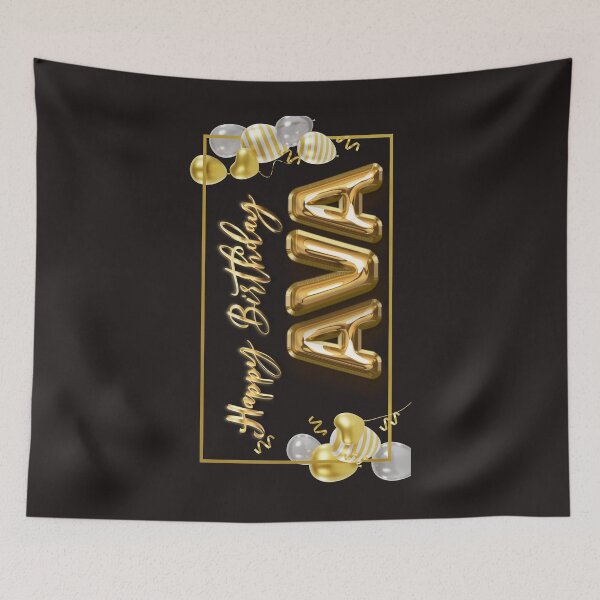 Item preview, Happy Birthday Ava, ava, happy birthday ava, birthday, happy birthday, for ava, ava birthday, ava name,  designed and sold by Celebrationist.