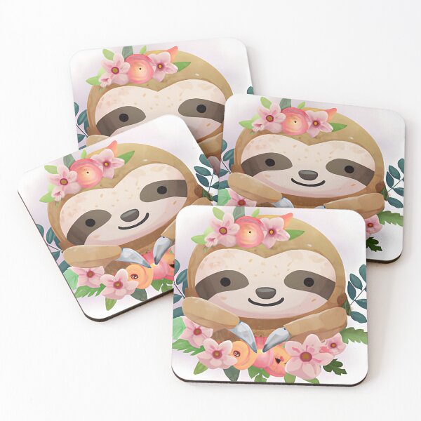 Item preview, Cute watercolor sloth  designed and sold by FairySpore.