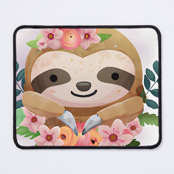 Item preview, Cute watercolor sloth  designed and sold by FairySpore.