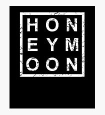 Stylish Just Married Honeymoon Photographic Print