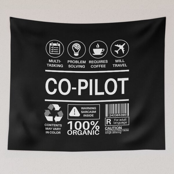 Item preview, Co-Pilot Multitasking Certified Job Gift Item designed and sold by SpicyAviator.