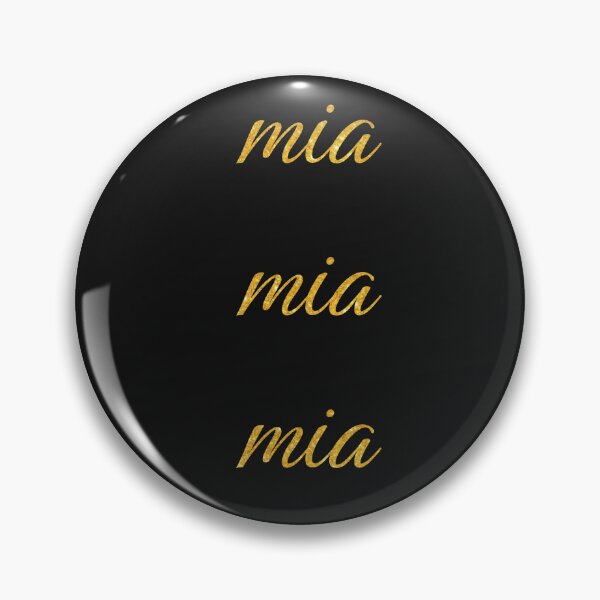 Item preview,   Pack of 10 stickers : personalized mia Name Hand Lettering Gold Letters designed and sold by zambojulian.