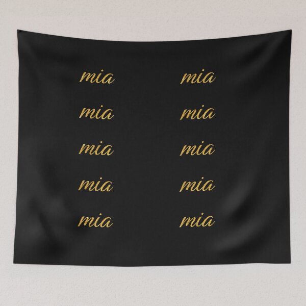 Item preview,   Pack of 10 stickers : personalized mia Name Hand Lettering Gold Letters designed and sold by zambojulian.