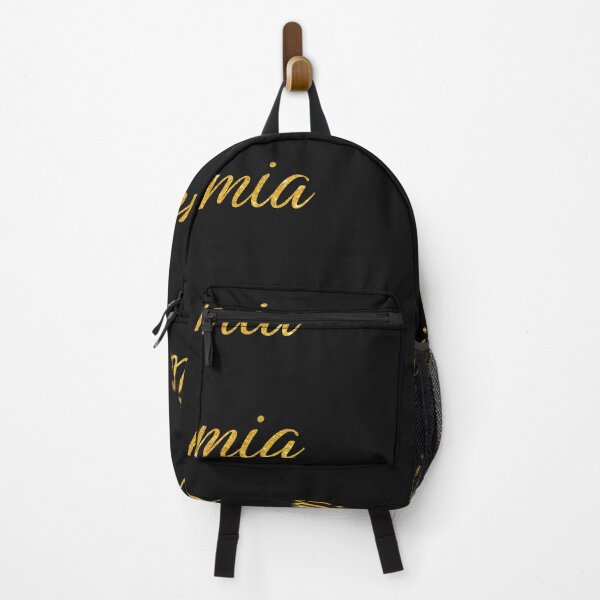 Item preview, Pack of 10 stickers : personalized mia Name Hand Lettering Gold Letters designed and sold by zambojulian.