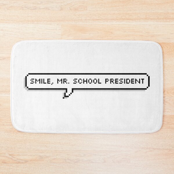 Item preview, smile, mr. school president (speech bubble) designed and sold by danielletrisha.