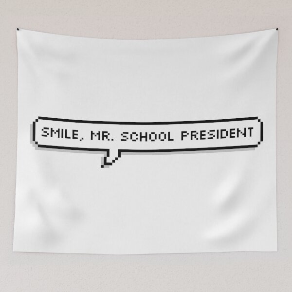 Item preview, smile, mr. school president (speech bubble) designed and sold by danielletrisha.