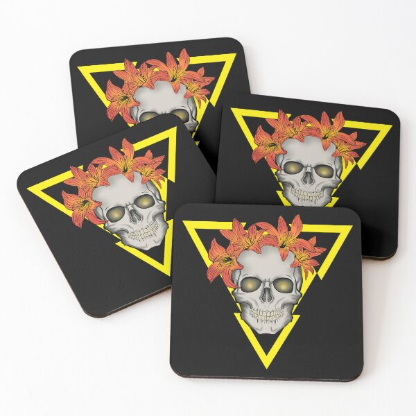 Item preview, Lily crowned skull designed and sold by Swags.