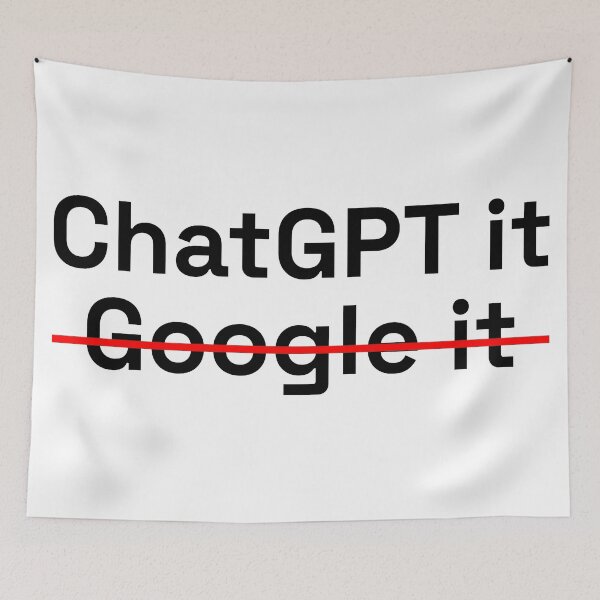 Item preview, ChatGPT it is the new Google it crossed out designed and sold by PrintsyGal.