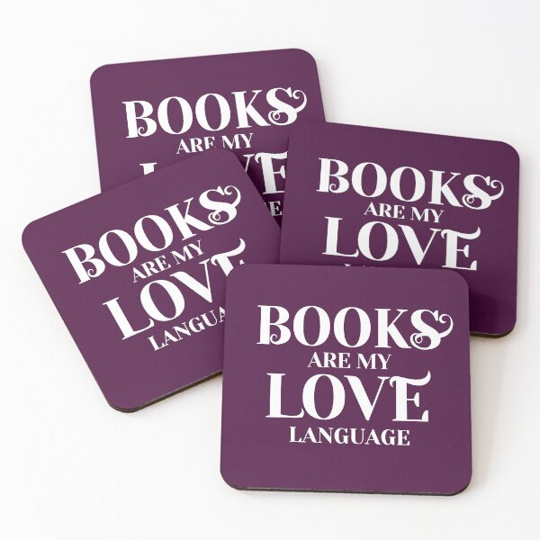 Item preview, BOOKS ARE MY LOVE LANGUAGE - VALENTINE'S DAY, BOOKNERDS, designed and sold by The Bookworm Store.