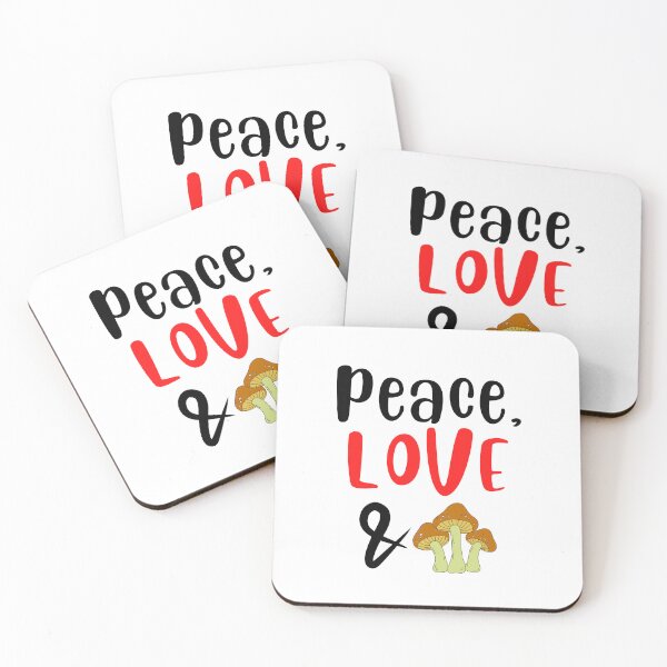 Item preview, Peace Love and Mushrooms, Willow Days designed and sold by avit1.