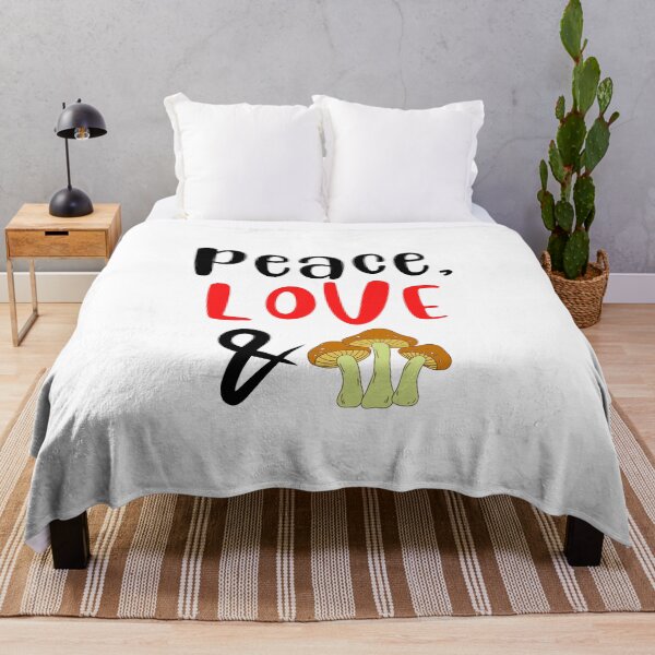 Item preview, Peace Love and Mushrooms, Willow Days designed and sold by avit1.