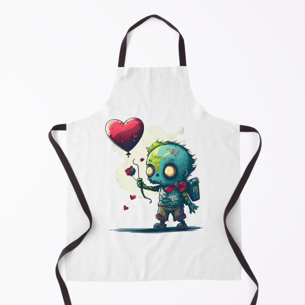 Artikelvorschau, Cute Zombie Lost Heart Ballon  entworfen und verkauft von MLArtifex.