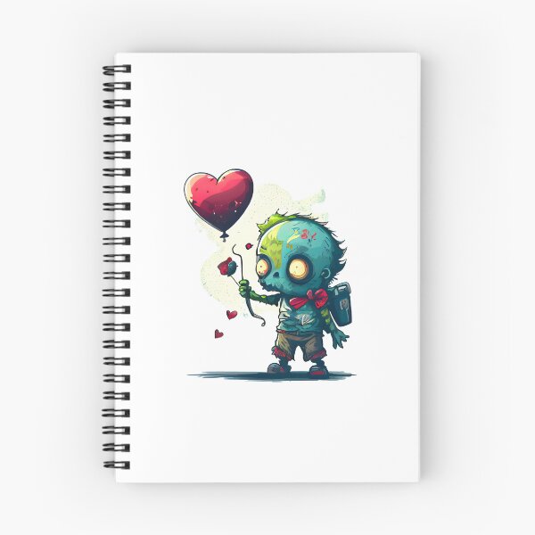 Item preview, Cute zombie lost heart balloon designed and sold by MLArtifex.