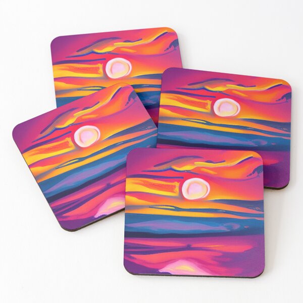 Item preview, Vibrant sunset painting designed and sold by Gaspar Avila.