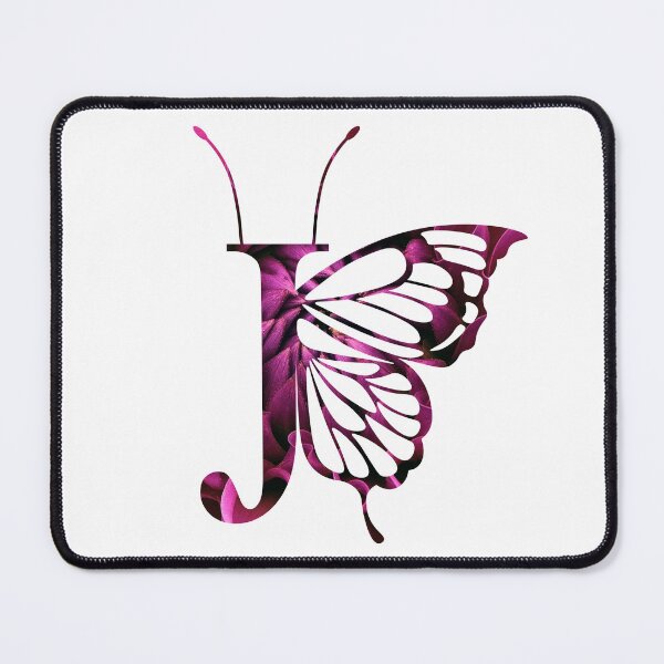 Item preview, Letra J Mariposa designed and sold by anbeth73.