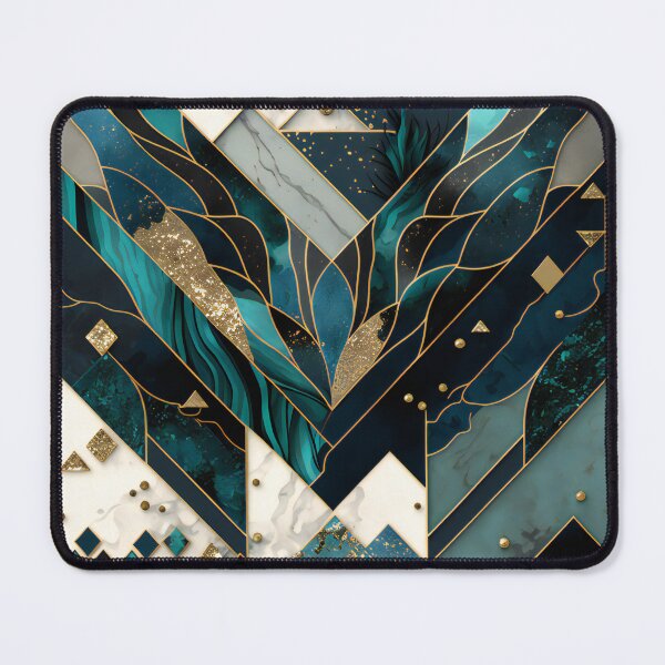 Item preview, Opulent Deco Marbled Geometric designed and sold by meggydesigns.