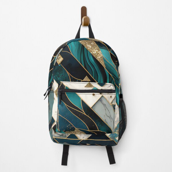 Aperçu de l'œuvre Opulent Deco Marbled Geometric créée et vendue par meggydesigns.