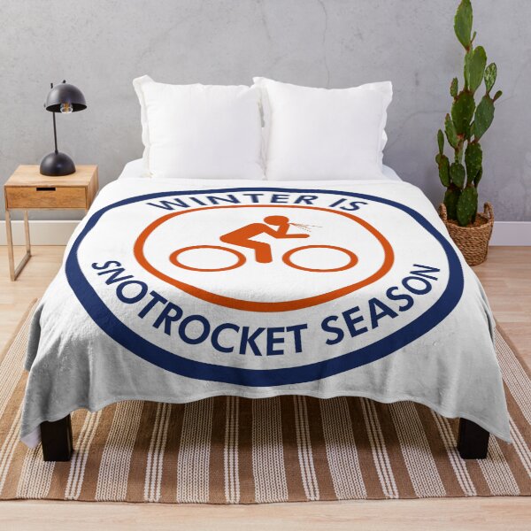 Artikelvorschau, Winter ist Snot Rocket Season Radfahren entworfen und verkauft von Esskay Designs.
