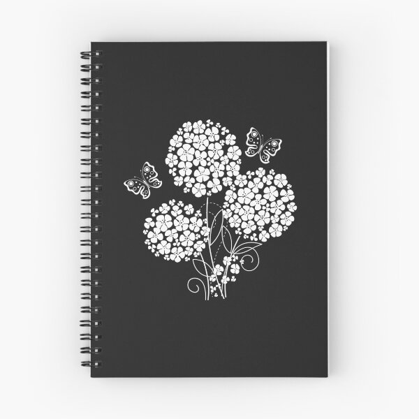 Item preview, A Bouquet Of White Flowers With Butterflies, Monochrome designed and sold by Tasha-design.