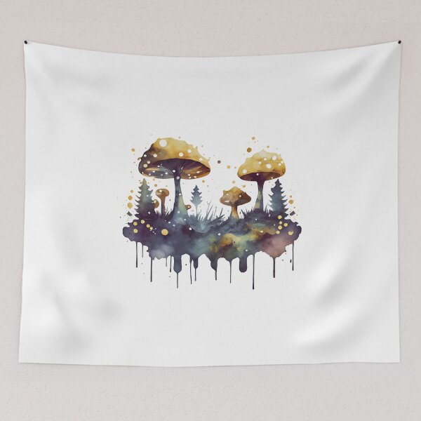 Item preview, Wild Harvest - Suillus Illustration designed and sold by AdaRecordShop.