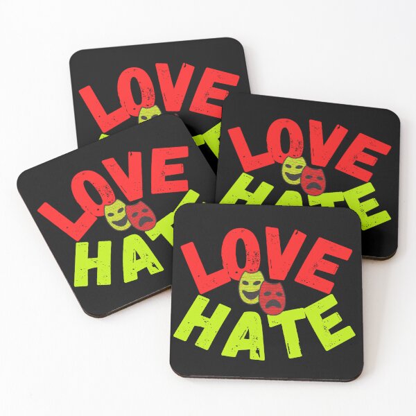Item preview, Love and hate. designed and sold by ConradoBullhead.