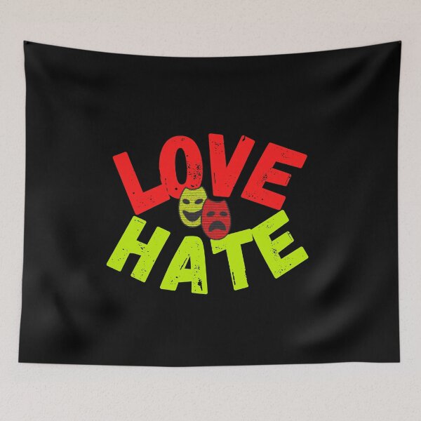 Item preview, Love and hate. designed and sold by ConradoBullhead.
