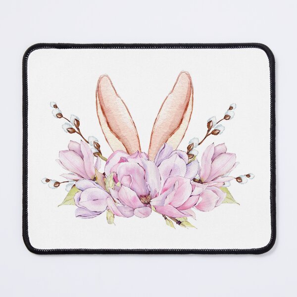 Item preview, Happy Easter, Bunny ears in flowers designed and sold by cutefairyland.