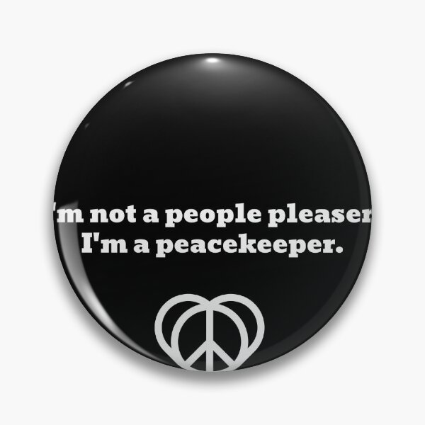 Item preview, Not A People Pleaser, But A Peacekeeper Funny designed and sold by Harmonick-Tees.
