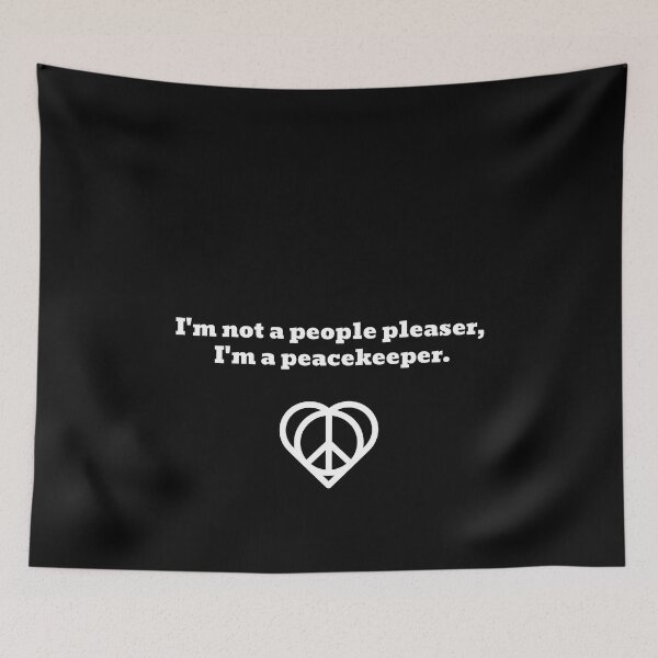 Item preview, Not A People Pleaser, But A Peacekeeper Funny designed and sold by Harmonick-Tees.
