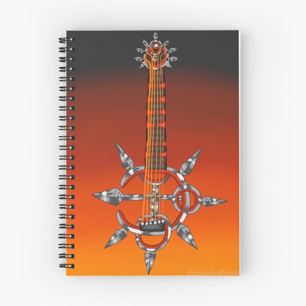 Item preview, Keyblade Guitar #6 - Bond of Flame designed and sold by FieryWindWaker.