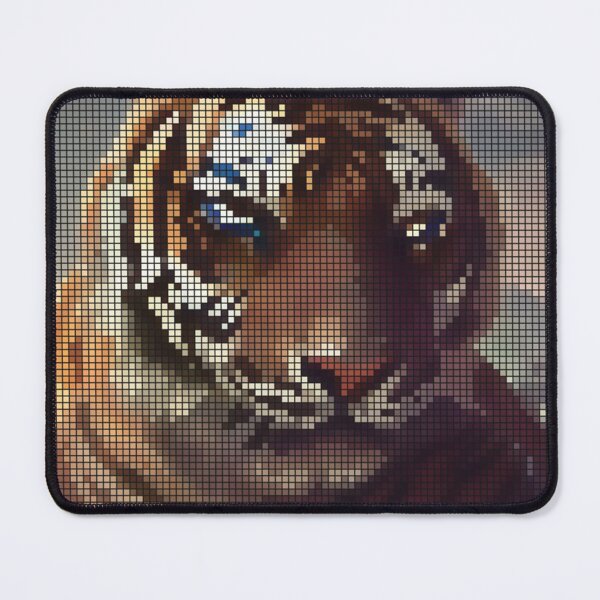 Item preview, Tiger Pixel 8-bit Art designed and sold by PixelDripped.