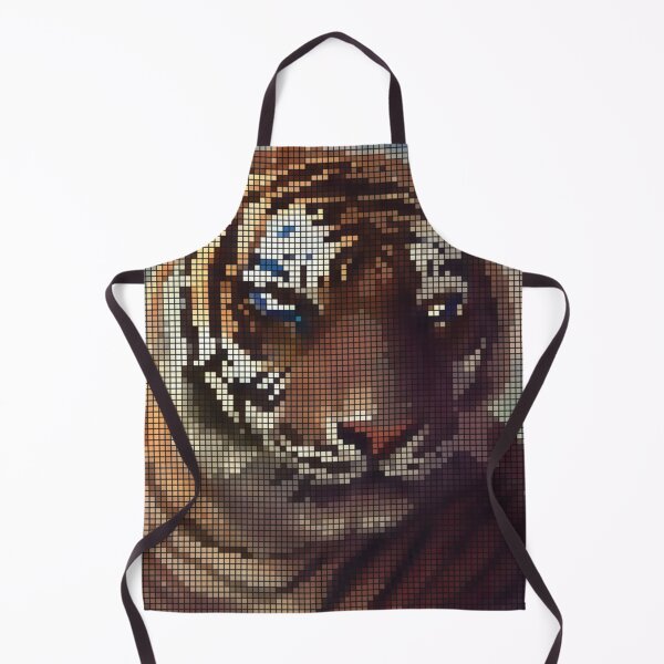 Item preview, Tiger Pixel 8-bit Art designed and sold by PixelDripped.