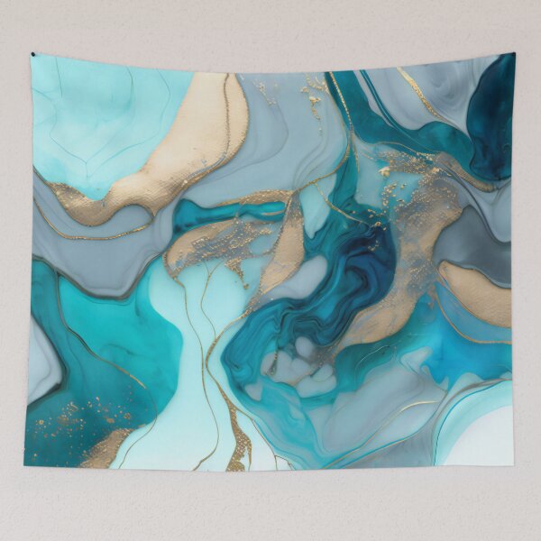 Aperçu de l'œuvre Decorative Glacier Marbled créée et vendue par meggydesigns.
