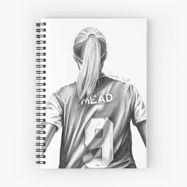 Item preview, Beth Mead Football Shirt Drawing designed and sold by samanthagarrett.