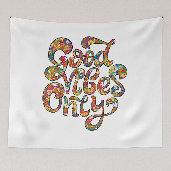 Item preview, Good Vibes Only Flowers designed and sold by GarnersDesigns.