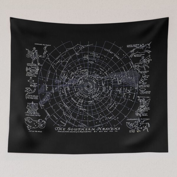 Item preview, THE SOUTHERN HEAVENS : Vintage Star Map Print designed and sold by posterbobs.