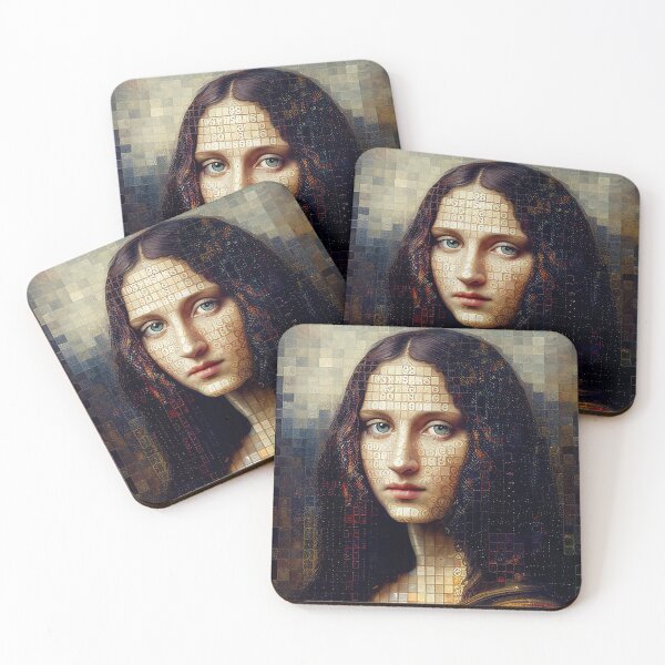Item preview, If Mona Lisa was painted by Gustav Klimt designed and sold by EmeraldeaArt.