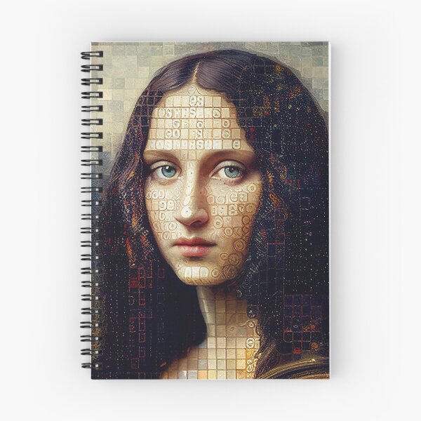 Item preview, If Mona Lisa was painted by Gustav Klimt designed and sold by EmeraldeaArt.