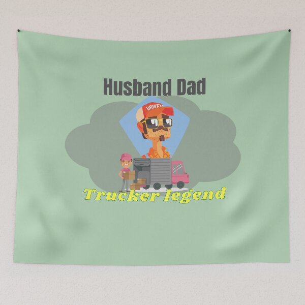 Item preview,  Husband Dad Trucker Legend - Family/couple designed and sold by zeddy-store.