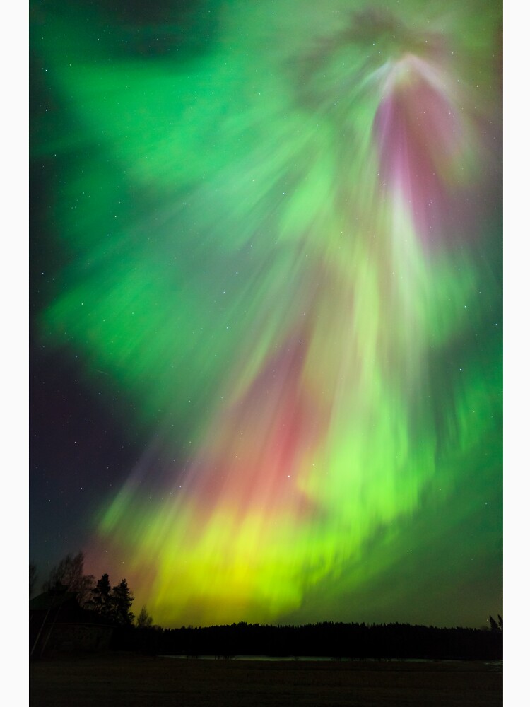 Big beautiful multicolored northern lights by Juhku