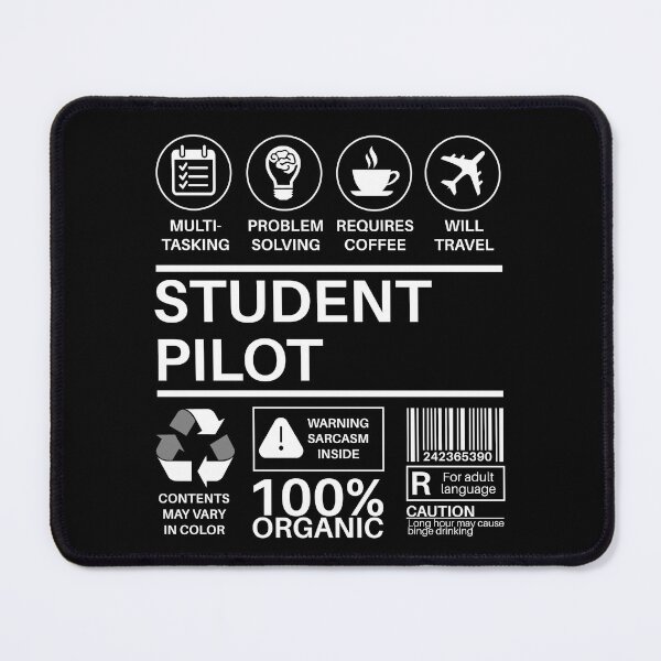 Item preview, Student Pilot Multitasking Certified Job Gift Item designed and sold by SpicyAviator.